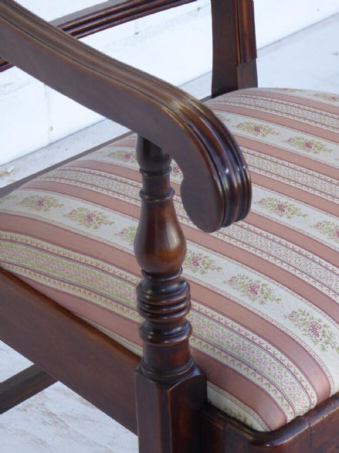 Antique Set of Four George III Mahogany Dining Chairs