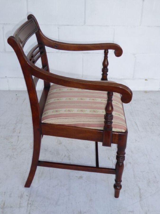Antique Set of Four George III Mahogany Dining Chairs