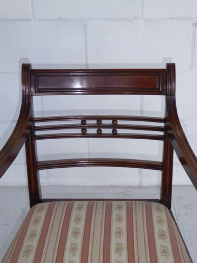 Antique Set of Four George III Mahogany Dining Chairs