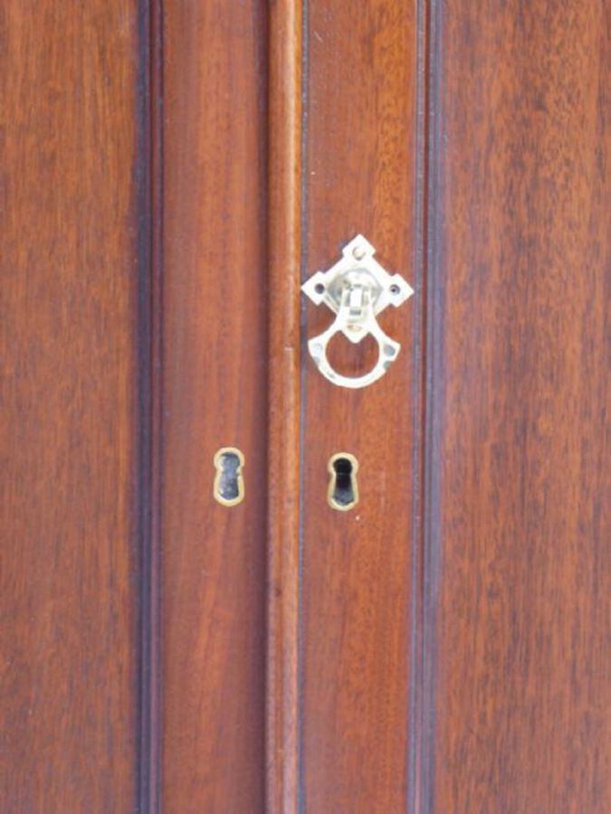 Antique William IV Mahogany Four Door Bookcase