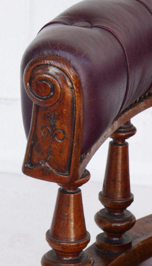Antique Victorian Leather Club Chair