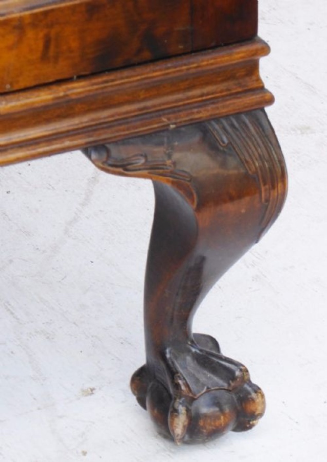 Antique Antique Burr Walnut Desk