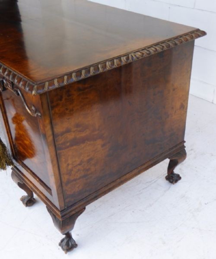Antique Antique Burr Walnut Desk