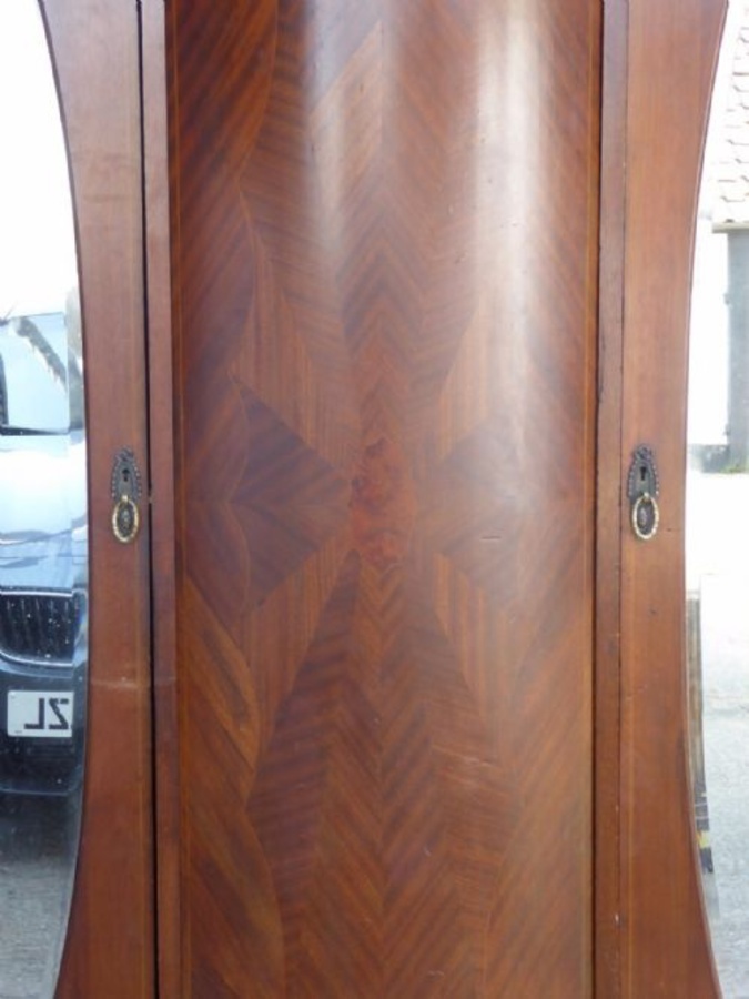 Antique Edwardian Mahogany Wardrobe