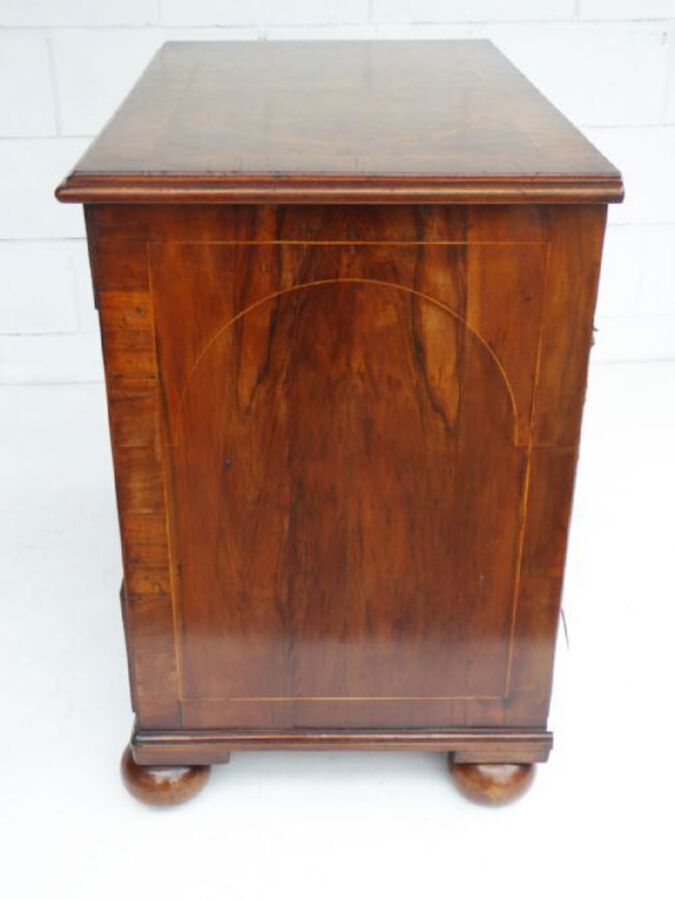 Antique George II Walnut and Inlaid Chest of Drawers
