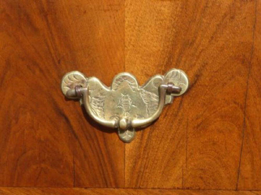 Antique George III Figured Walnut Chest of Drawers