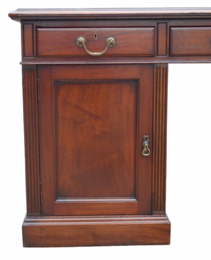 Antique Edwardian Mahogany Partners Desk