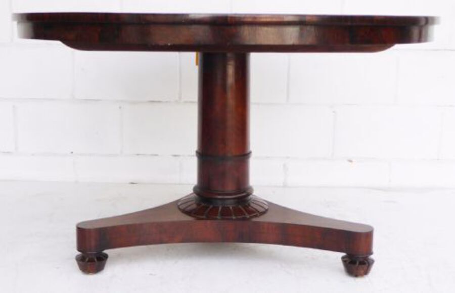 Antique Victorian Rosewood Circular Breakfast Table