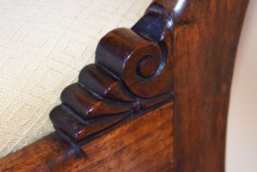 Antique Set of 6 Regency Rosewood Dining Chairs