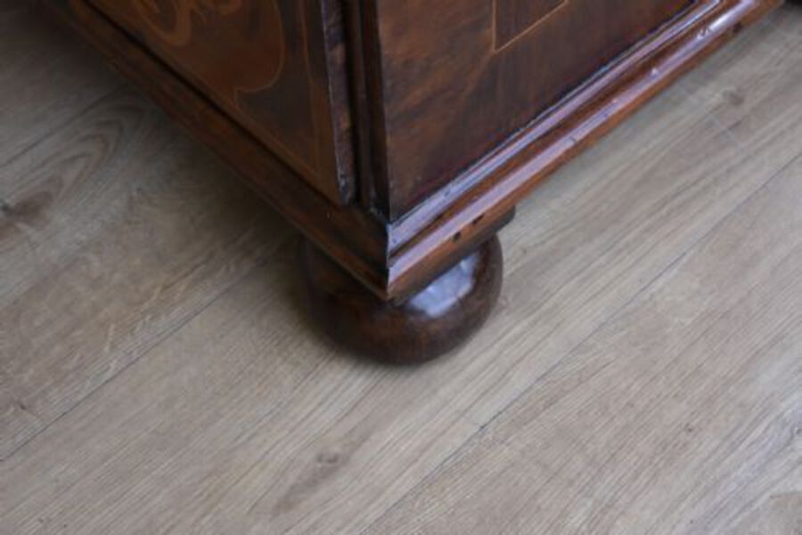 Antique George III Walnut & Marquetry Chest of Drawers