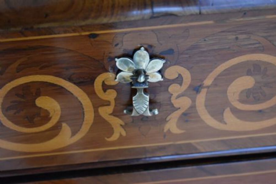 Antique George III Walnut & Marquetry Chest of Drawers