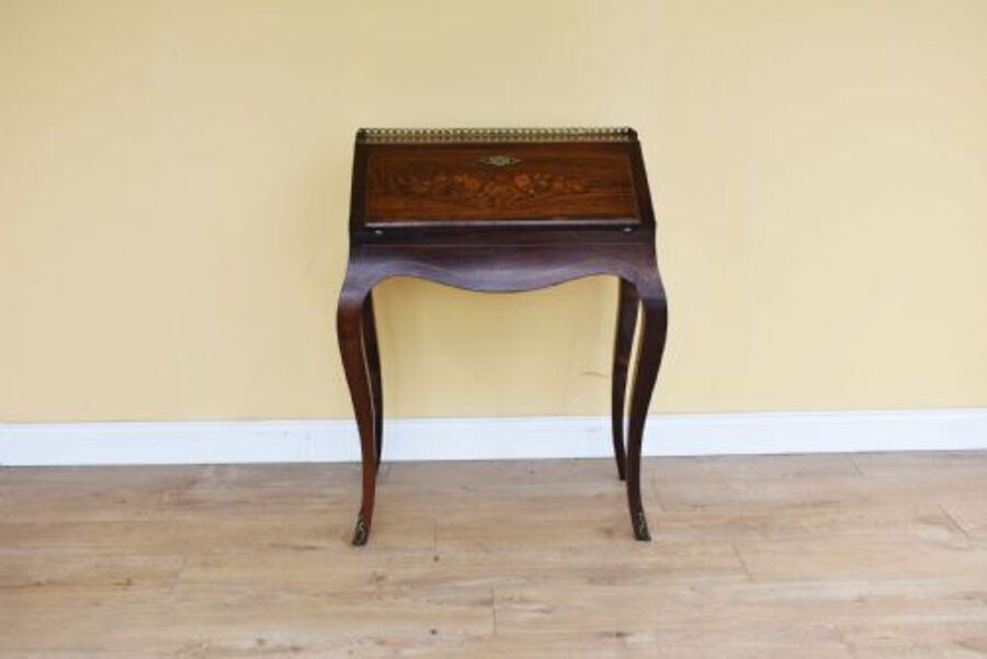 Antique French Rosewood Bureau De Dame