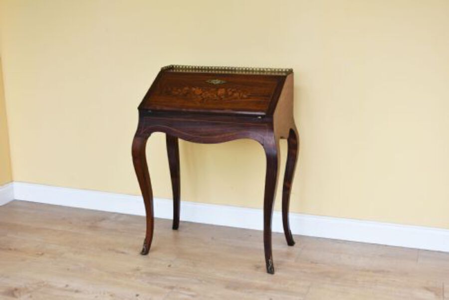 Antique French Rosewood Bureau De Dame
