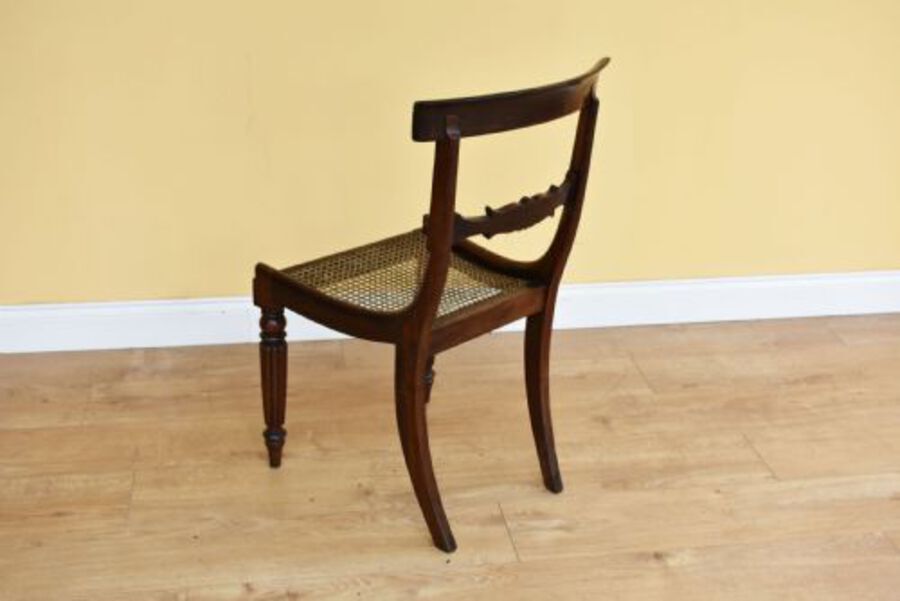 Antique Set of 6 William IV Rosewood Dining Chairs