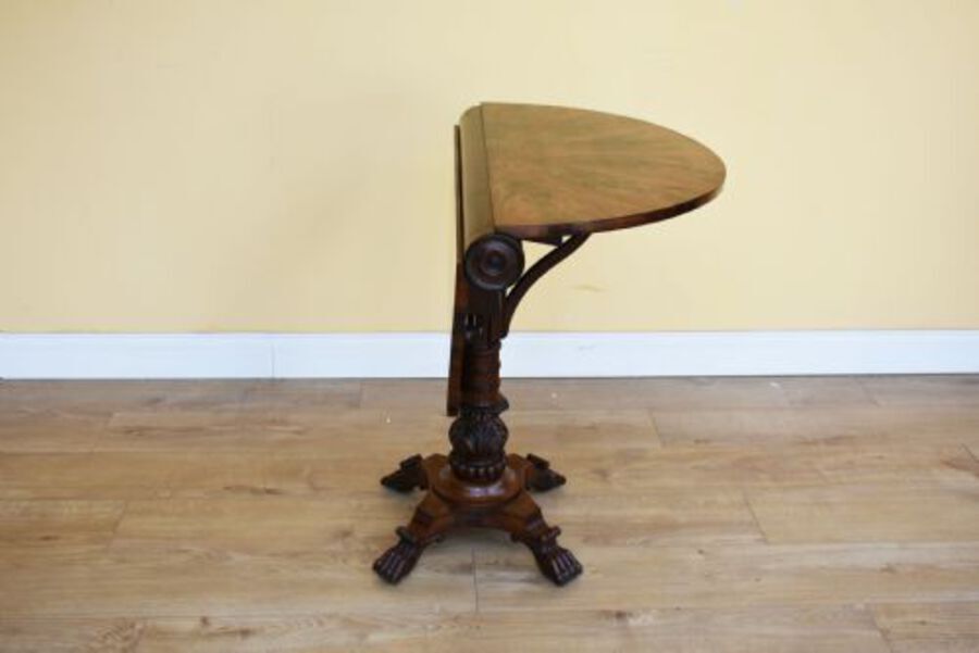 Antique Regency Flame Mahogany Sutherland Table
