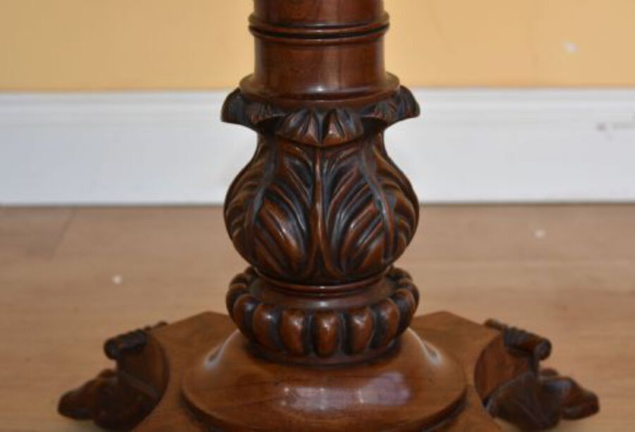 Antique Regency Flame Mahogany Sutherland Table