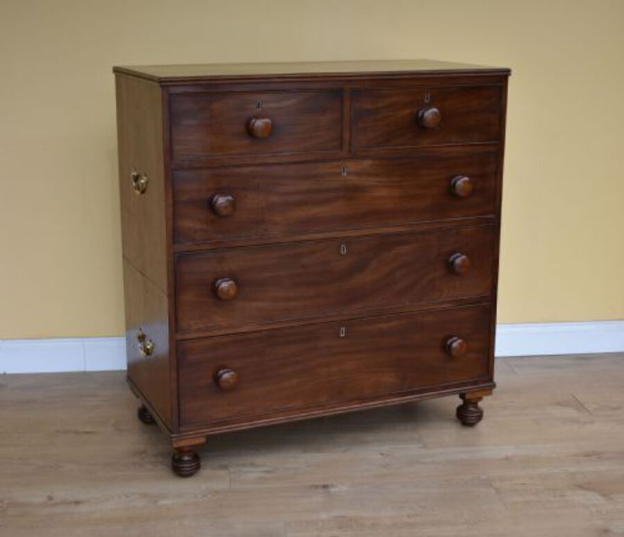 Victorian Mahogany "Split" Chest
