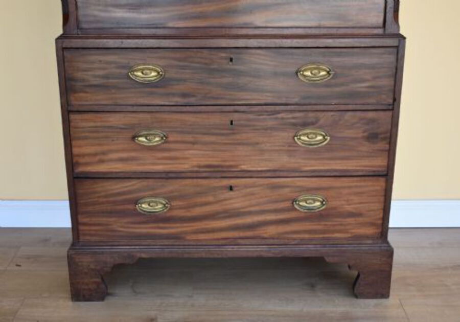 Antique George III Mahogany Chest on Chest