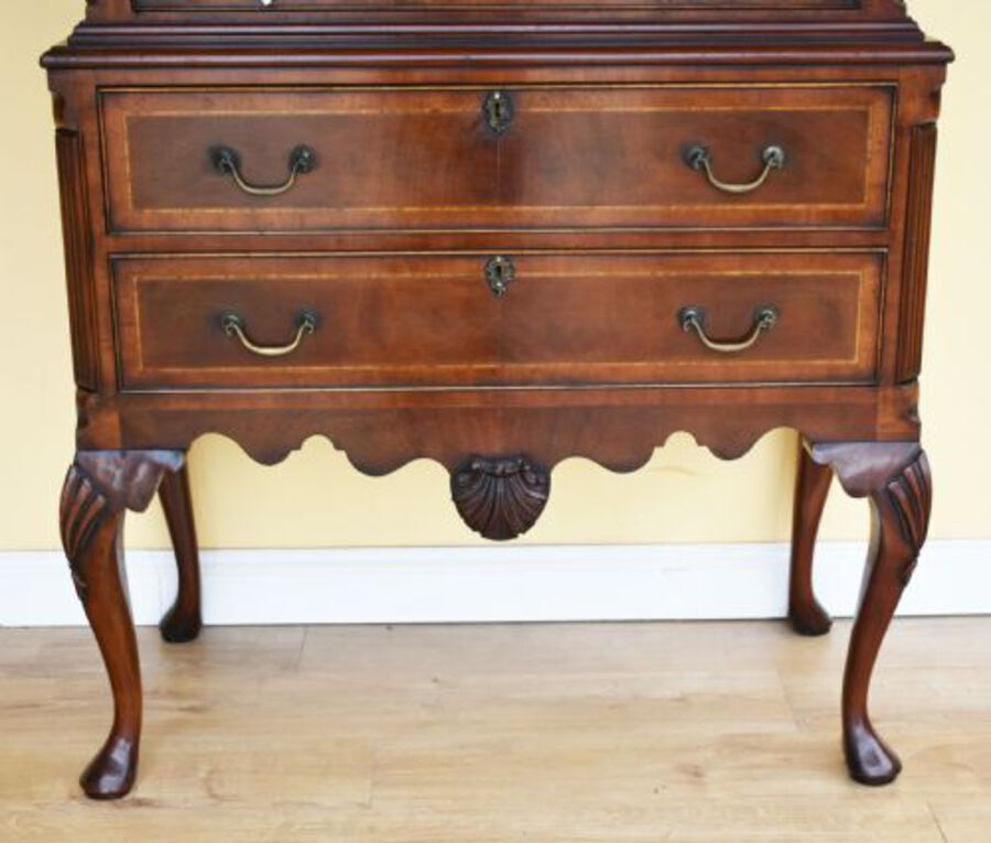 Antique Georgian Style Mahogany Chest on Stand