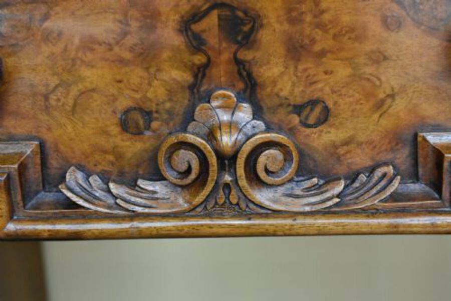 Antique Pair of Victorian Burr Walnut Desks