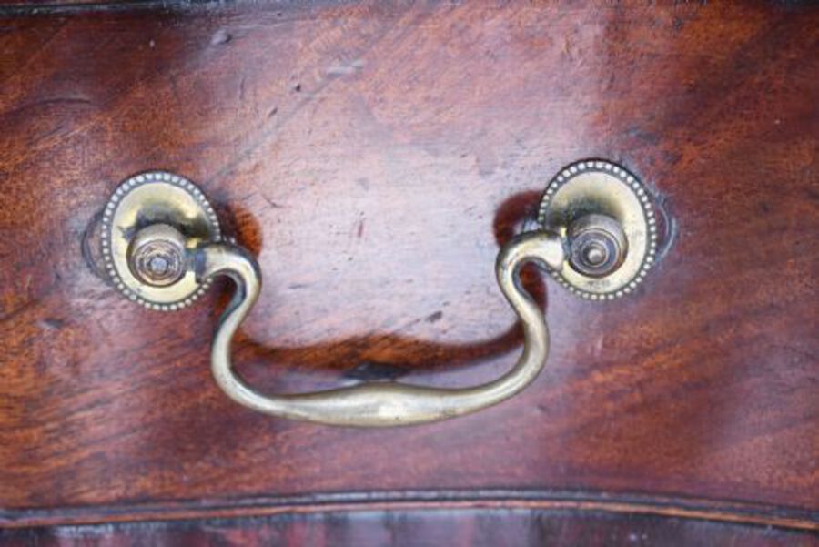 Antique George III Mahogany Serpentine Chest