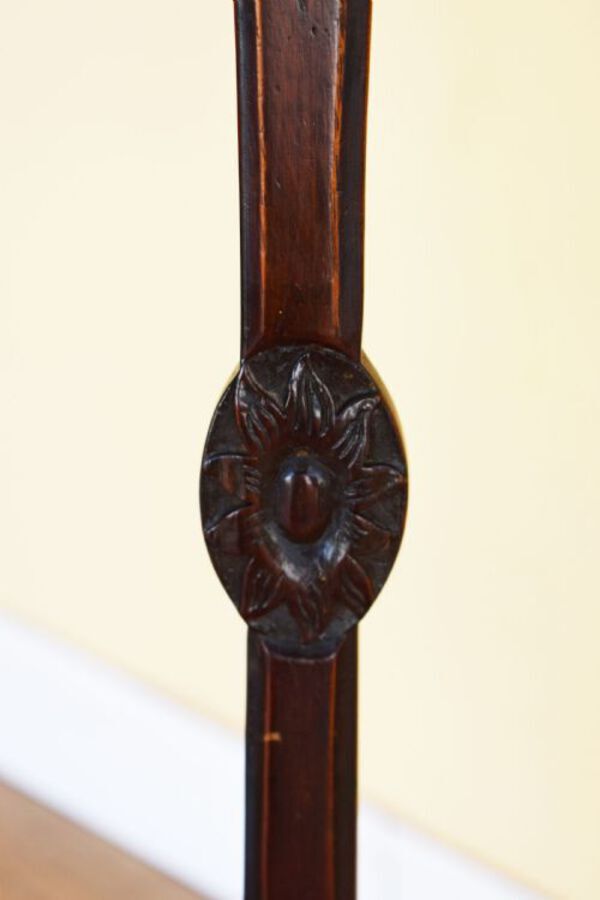 Antique Set of 8 Edwardian Solid Mahogany Dining Chairs