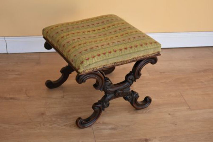 William IV Rosewood Stool