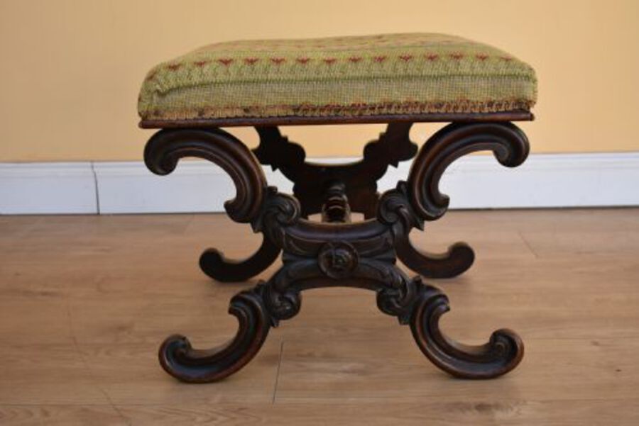 Antique William IV Rosewood Stool