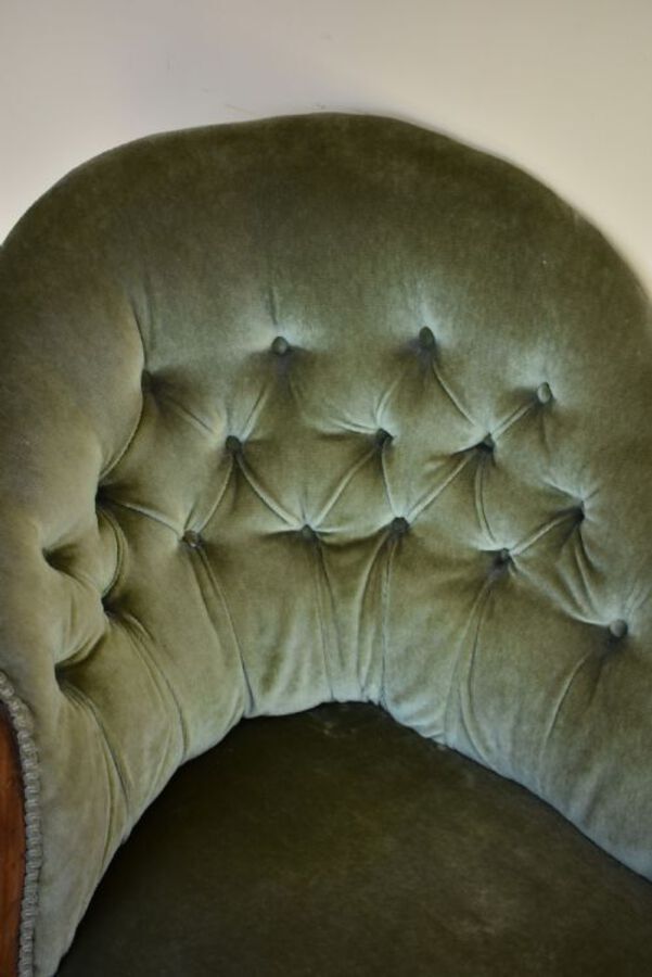 Antique Victorian Mahogany Chaise Longue 