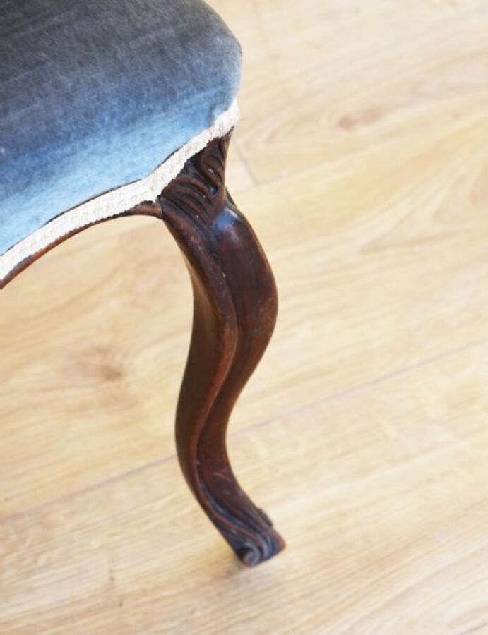 Antique Set of 6 Victorian Mahogany Dining Chairs