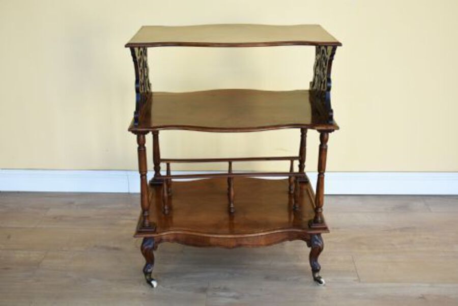 Antique Victorian Walnut What Not