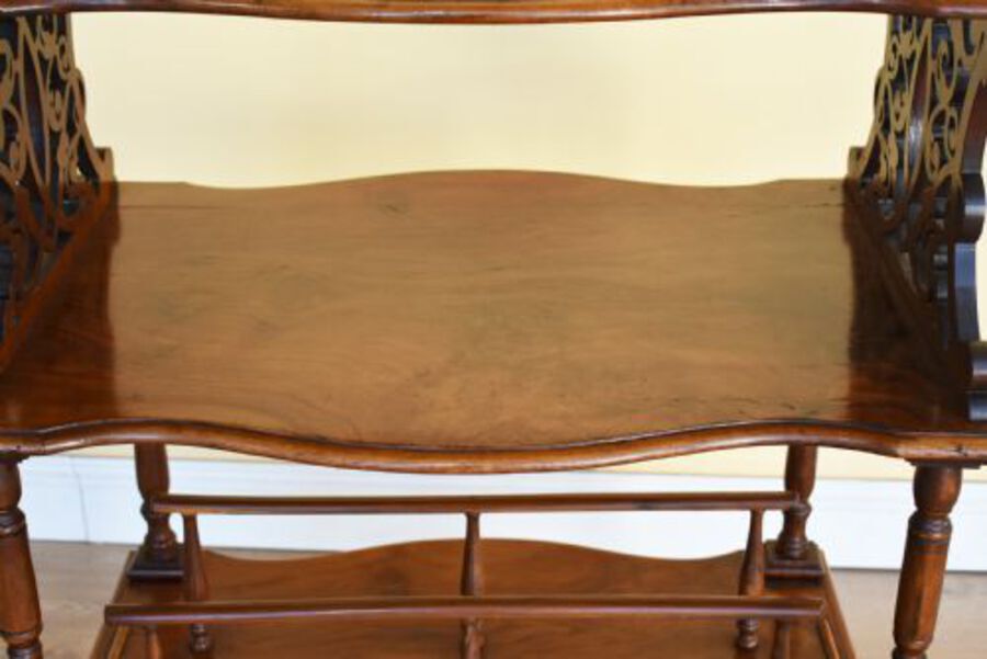 Antique Victorian Walnut What Not