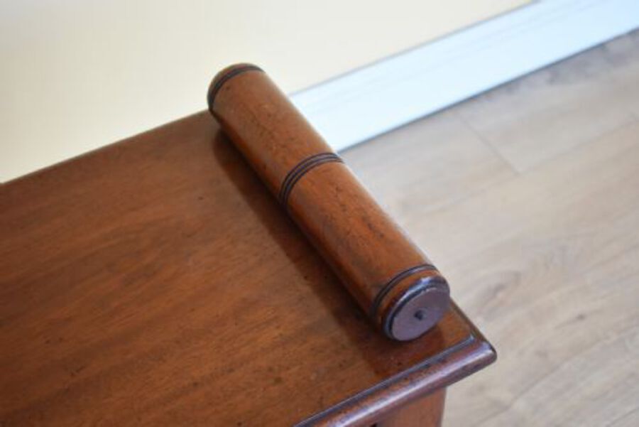 Antique 19th Century Victorian Mahogany Window Seat