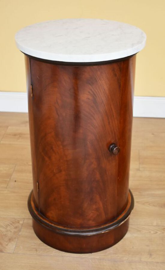 Pair of Victorian Style Circular Pot Cupboards