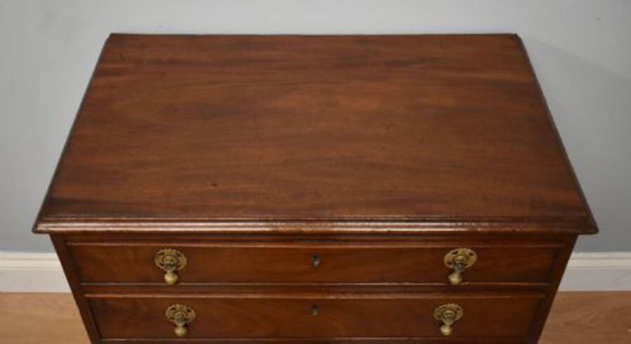 Antique Small 19th Century Mahogany Chest