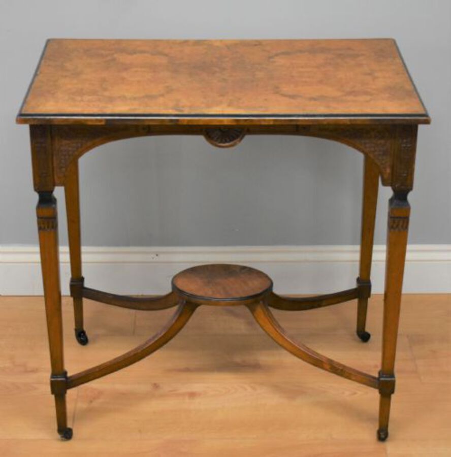 Victorian Burr Walnut Occasional Table 