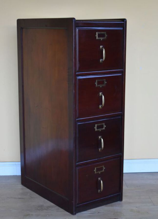 Early 20th Century Mahogany File Cabinet