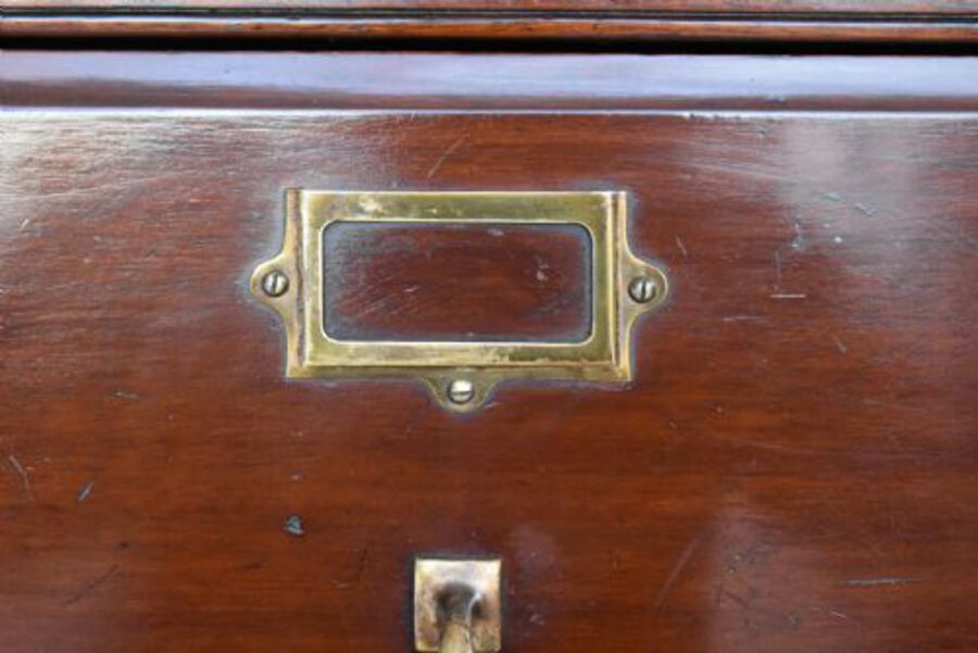Antique Early 20th Century Mahogany File Cabinet
