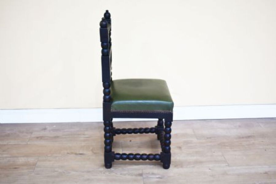 Antique Set of 8 19th Century Cromwellian Style Dining Chairs