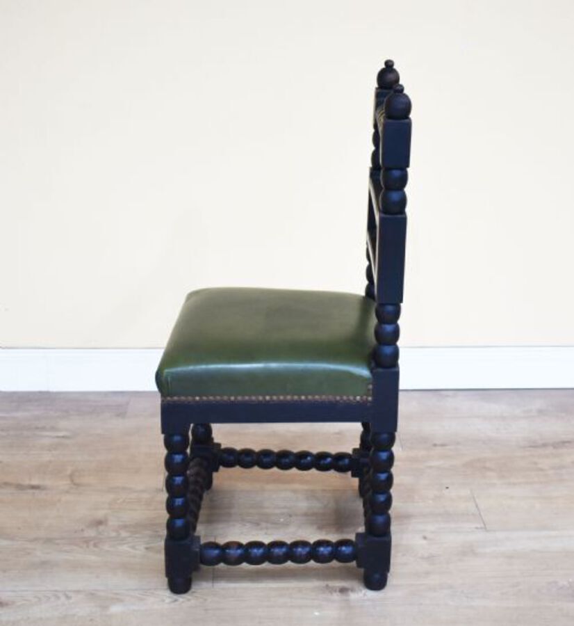 Antique Set of 8 19th Century Cromwellian Style Dining Chairs