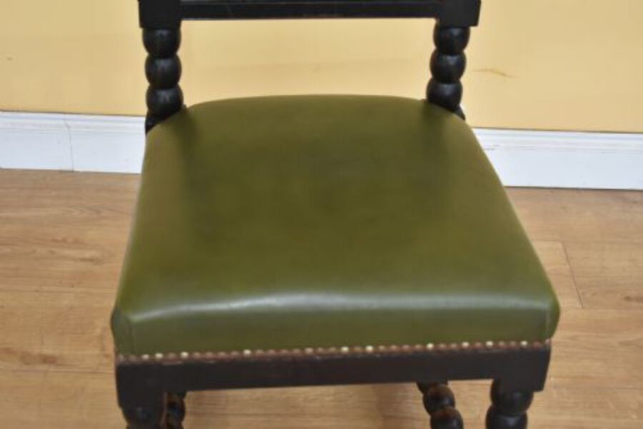 Antique Set of 8 19th Century Cromwellian Style Dining Chairs