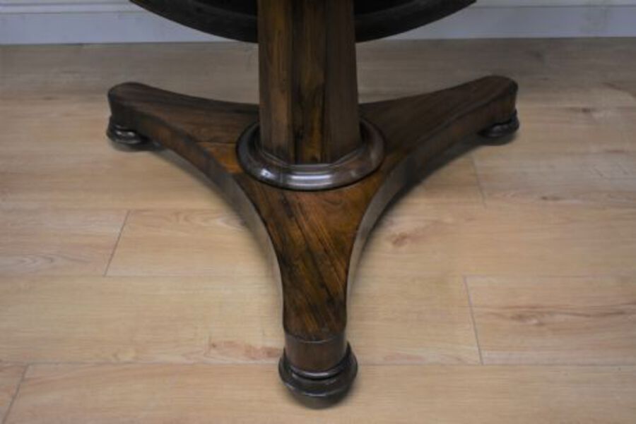 Antique Victorian Rosewood satinwood Dining/Breakfast Table