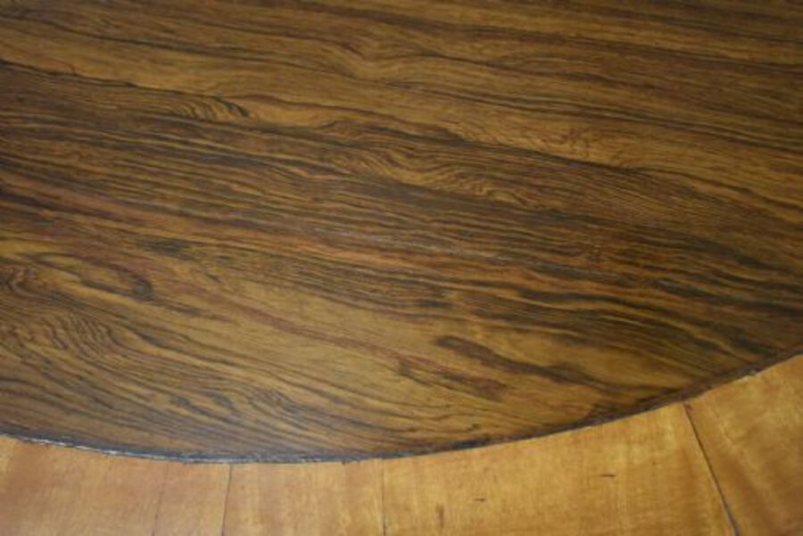 Antique Victorian Rosewood satinwood Dining/Breakfast Table