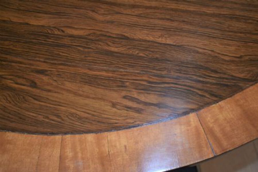 Antique Victorian Rosewood satinwood Dining/Breakfast Table