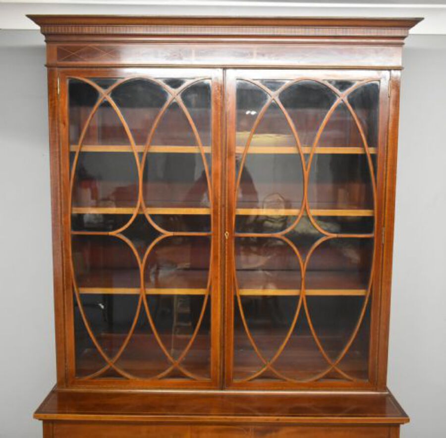 Antique Edwardian Mahogany Bookcase