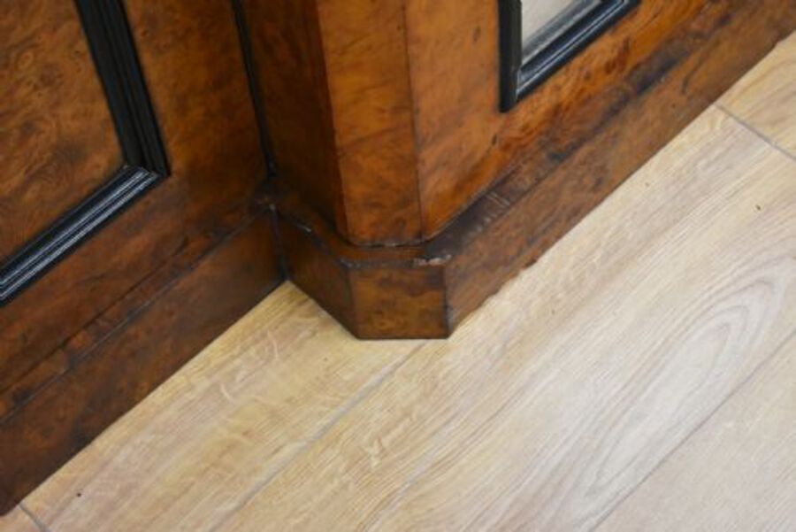 Antique 19th Century Victorian Burr Walnut Wardrobe