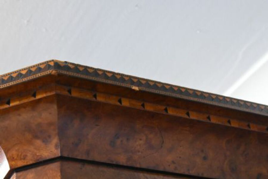 Antique 19th Century Victorian Burr Walnut Wardrobe