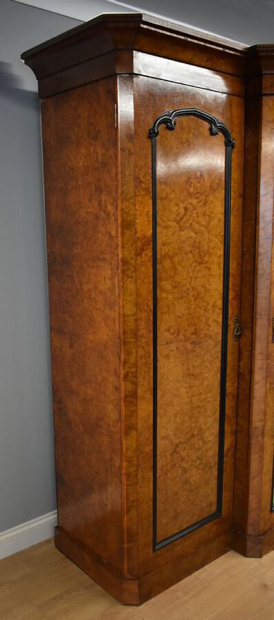 Antique 19th Century Victorian Burr Walnut Wardrobe