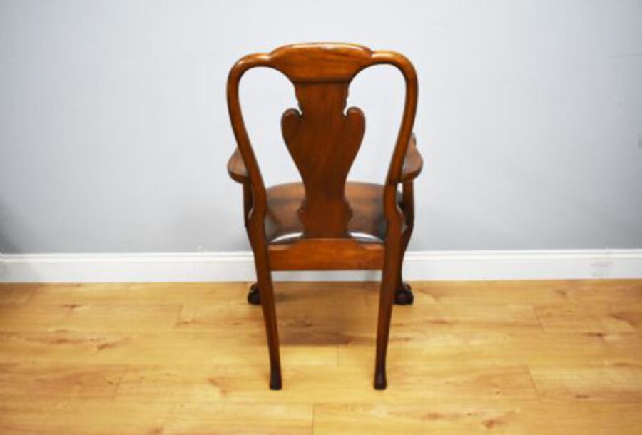 Antique 20th Century Queen Anne Style Armchair