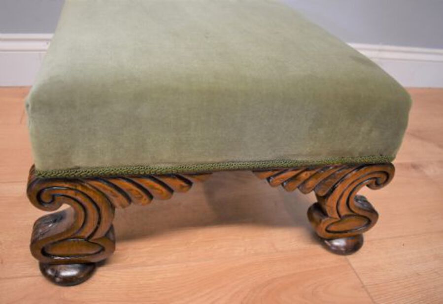 Antique Regency Mahogany Footstool